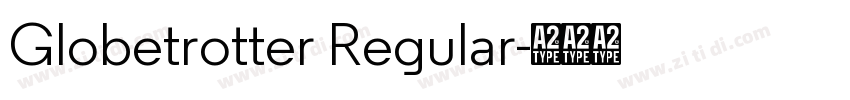 Globetrotter Regular字体转换